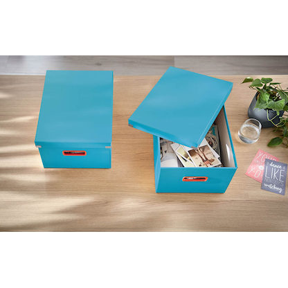 Artikelbild 3 für AKTION: LEITZ Click & Store Cosy Aufbewahrungsbox 18,5 l blau 28,1 x 37,0 x 20,0 cm mit Prämie nach Registrierung, Artikelnummer 652384