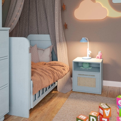 Artikelbild 2 für Hansa Twinkel Schreibtischlampe hellblau 8 W, Artikelnummer 496218