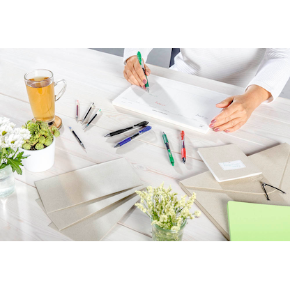 Artikelbild 6 für PILOT G2 Gelschreiber-Set schwarz/transparent, blau/transparent, rot/transparent, grün/transparent 0,4 mm, Schreibfarbe: farbsortiert, 4 St., Artikelnummer 375933