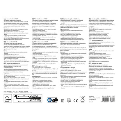 Artikelbild 9 für Idena Tannengirlande 100er LED Lichterkette grün 5,0 m, Artikelnummer 761854