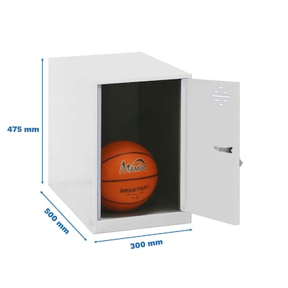 Artikelbild 2 für Simonrack Spind SIMONLOCKER DISM weiß 8425437116469, 1 Schließfach 30,0 x 50,0 x 47,5 cm, Artikelnummer 354383