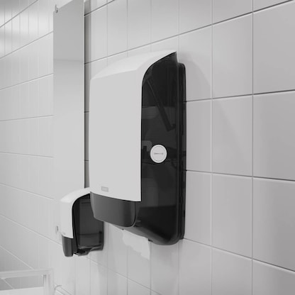 Artikelbild 3 für KATRIN Papierhandtuchspender M 77410 weiß Kunststoff, Artikelnummer 200206