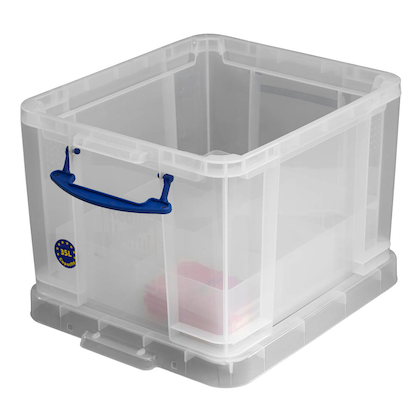 Artikelbild 9 für Really Useful Box Aufbewahrungsbox 35,0 l transparent 48,0 x 39,0 x 31,0 cm, Artikelnummer 112526