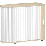 Artikelbild 1 für geramöbel Flex Rollladenschrank ahorn, silber 1 Fachboden 100,0 x 40,0 x 83,0 cm, Artikelnummer 875559