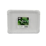 Artikelbild 1 für 250 PAPSTAR Pappteller pure 23,0 x 16,5 cm, Artikelnummer 119617