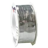 Artikelbild 1 für PRÄSENT Geschenkband Devon glänzend silber 40,0 mm x 20,0 m, Artikelnummer 331409