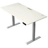 Artikelbild 1 für Kerkmann Move 1 plus elektrisch höhenverstellbarer Schreibtisch weiß rechteckig, T-Fuß-Gestell grau 160,0 x 80,0 cm, Artikelnummer 510137