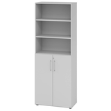 Artikelbild 1 für HAMMERBACHER Regalschrank Mirakel, V968T3/5/5/BS lichtgrau 80,0 x 42,0 x 215,6 cm, Artikelnummer 100384