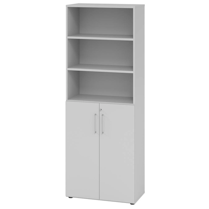 Artikelbild 19 für HAMMERBACHER Regalschrank 968T3, V968T3/5/5/BS lichtgrau 80,0 x 42,0 x 215,6 cm, Artikelnummer 993022