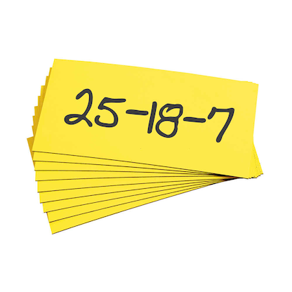 Artikelbild 4 für 300 EICHNER Magnetschilder gelb 5,0 x 10,0 cm, Artikelnummer 701237