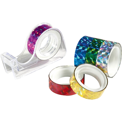 Artikelbild 2 für folia Holographie Deko-Klebeband glänzend 15,0 mm x 2,0 m 6 Rollen, Artikelnummer 478877