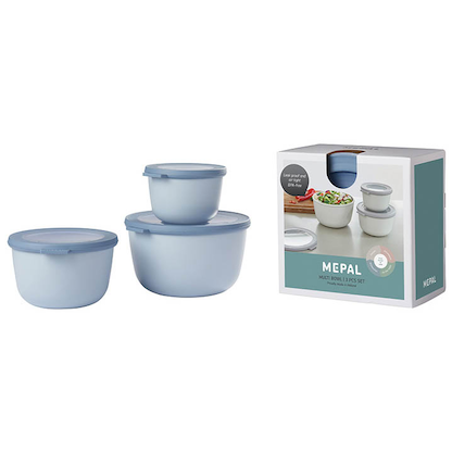 Artikelbild für MEPAL Frischhaltedosen-Set Cirqula blau 0,5/1,0/2,0 l, 1 Set, Artikelnummer 434197