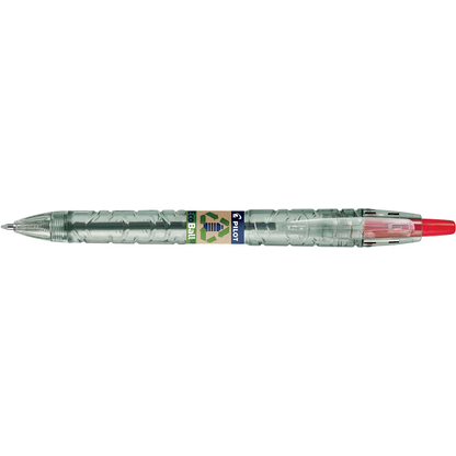 Artikelbild für PILOT Kugelschreiber B2P „Bottle 2 Pen“ ECOBALL transparent/grün, Schreibfarbe: rot, 1 St., Artikelnummer 654842