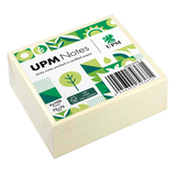 Artikelbild 1 für UPM Notes Haftnotizen doppelte Haftung gelb, 3 Blöcke, Artikelnummer 430627
