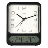 Artikelbild 1 für hama Wecker Pag weiß schwarz Kunststoff 9,5 x 12,5 cm, Artikelnummer 501209