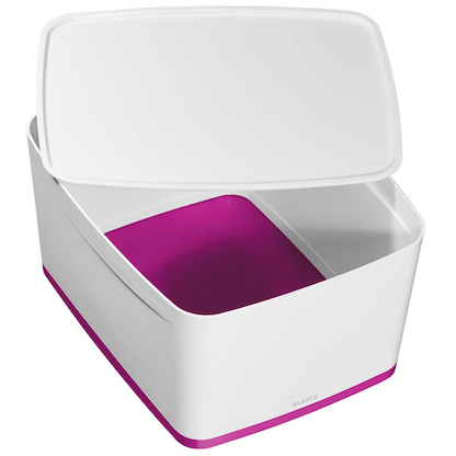Artikelbild 11 für AKTION: LEITZ MyBox Aufbewahrungsbox 18,0 l perlweiß/pink 38,5 x 31,8 x 19,8 cm mit Prämie nach Registrierung, Artikelnummer 403156