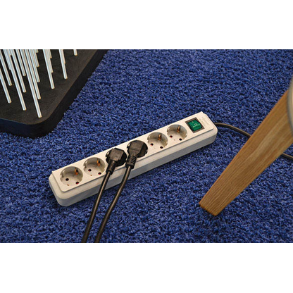 Artikelbild 3 für brennenstuhl Eco-Line 6-fach Steckdosenleiste mit Schalter 1,5 m schwarz, Artikelnummer 554586