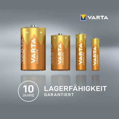 Artikelbild 6 für 8 VARTA Batterien LONGLIFE Micro AAA 1,5 V, Artikelnummer 856229