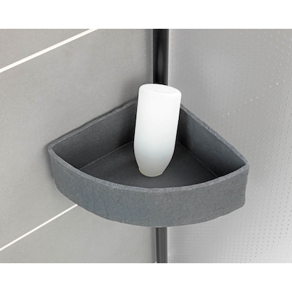 Artikelbild 9 für WENKO Teleskop-Duschregal Villata schwarz 28,0 x 20,5 x 78,0-275,0 cm, Artikelnummer 804231