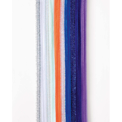 Artikelbild 2 für folia Pfeifenreiniger mehrfarbig Chenilledraht Space universe Ø 8,0 mm 10 St., Artikelnummer 286159