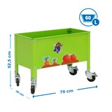 Artikelbild 1 für Simonrack Hochbeet SIMONGARDEN URBAN Metall grün rechteckig 70,0 x 48,5 cm, Artikelnummer 359978