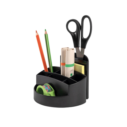 Artikelbild 11 für HAN Schreibtisch-Organizer RONDO KARMA öko-schwarz 100% Recyclingmaterial 9 Fächer 14,0 x 14,0 x 10,9 cm, Artikelnummer 372549