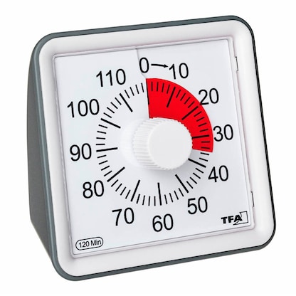 Artikelbild für TFA® Küchentimer Visual silber, Artikelnummer 532836