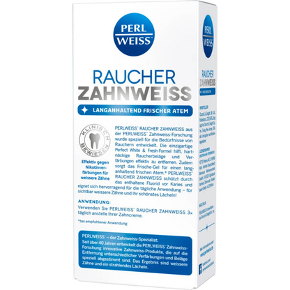 Artikelbild 2 für PERLWEISS™ RAUCHER ZAHNWEISS Zahnpasta 50 ml, Artikelnummer 569048