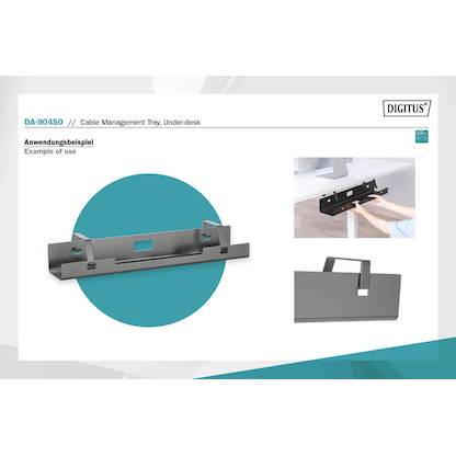 Artikelbild 9 für DIGITUS DA-90450 Kabelkanal 60,0 cm schwarz, Artikelnummer 663037