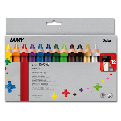 Artikelbild 2 für LAMY 3plus Buntstifte farbsortiert, 12 St., Artikelnummer 186940