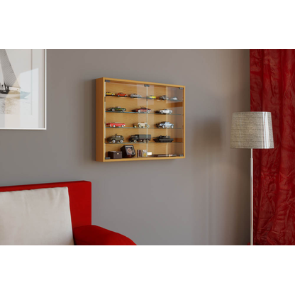 Artikelbild 3 für VCM my home Mandosa L Hängevitrine buche 4 Fachböden, Artikelnummer 814867