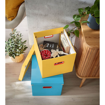 Artikelbild 4 für AKTION: LEITZ Click & Store Cosy Aufbewahrungsbox 32,5 l gelb 32,0 x 36,0 x 31,0 cm mit Prämie nach Registrierung, Artikelnummer 652341