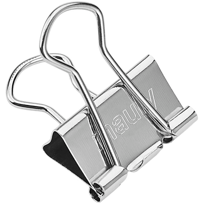 Artikelbild für 12 MAUL Foldbackklammern silber 1,9 cm, Artikelnummer 242818