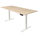 Artikelbild 1 für Kerkmann Move 1 elektrisch höhenverstellbarer Schreibtisch ahorn rechteckig, T-Fuß-Gestell weiß 180,0 x 80,0 cm, Artikelnummer 852499