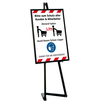 Artikelbild 2 für update displays Staffelei schwarz, Artikelnummer 217218