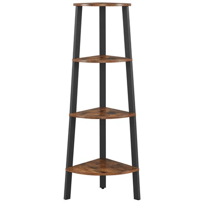 Artikelbild 2 für VASAGLE Eckregal braun, schwarz 48,5 x 34,0 x 125,0 cm, Artikelnummer 262958