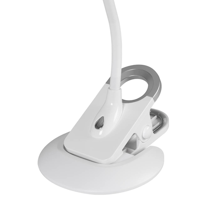 Artikelbild 7 für Hansa Swirl Schreibtischlampe weiß, silber 4 W mit Tischklemme, Artikelnummer 496147