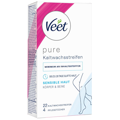 Artikelbild 4 für Veet pure Kaltwachsstreifen 22 Streifen, Artikelnummer 666788