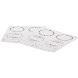 Artikelbild 1 für trodat Aufkleber Vintage verschiedene Motive, weiß/schwarz, 36 Etiketten, Artikelnummer 245882