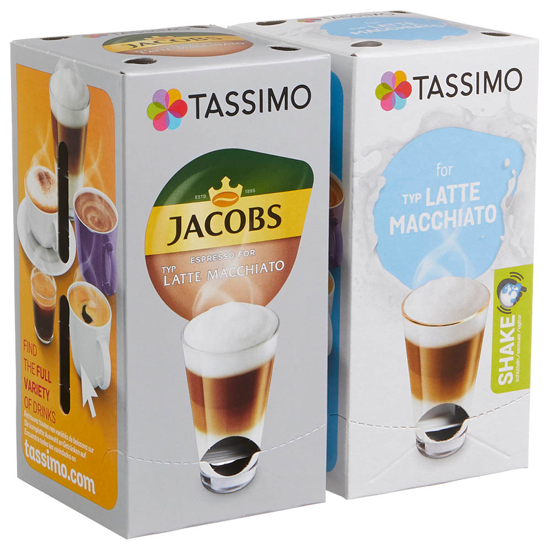 TASSIMO JACOBS LATTE MACCHIATO CLASSICO Kaffeediscs, Arabica- und