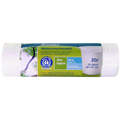 Artikelbild 2 für Secolan® Müllbeutel 20,0 l weiß 25,0 µm, 25 St., Artikelnummer 793141
