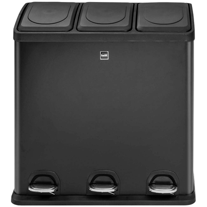 Artikelbild 2 für helit the seperator Mülltrenner 3x 20 l schwarz, Artikelnummer 223619