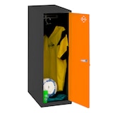 Artikelbild 1 für Simonrack Spind SIMONLOCKER DISM SINGLE anthrazit, orange 8425437116575, 1 Schließfach 30,0 x 50,0 x 91,5 cm, Artikelnummer 354906