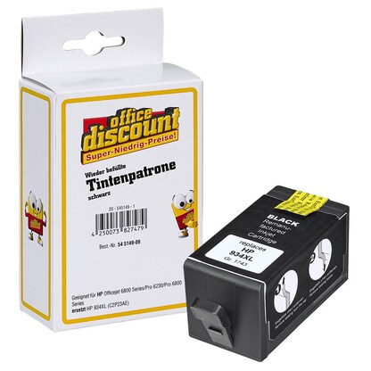 Artikelbild 8 für office discount schwarz Druckerpatrone kompatibel zu HP 934XL (C2P23AE), Artikelnummer 545149