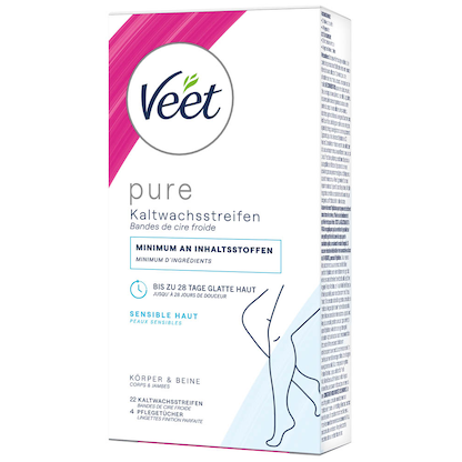 Artikelbild 7 für Veet pure Kaltwachsstreifen 22 Streifen, Artikelnummer 666788