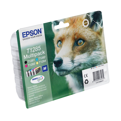 Artikelbild 2 für EPSON T1285M schwarz, cyan, magenta, gelb Druckerpatronen, 4er-Set, Artikelnummer 545442