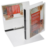 Artikelbild 1 für EICHNER Präsentationsringbuch 2-Ringe grau-transparent 2,5 cm DIN A4, 1 St., Artikelnummer 322202