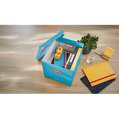 Artikelbild 2 für AKTION: LEITZ Click & Store Cosy Aufbewahrungsbox 32,5 l blau 32,0 x 36,0 x 31,0 cm mit Prämie nach Registrierung, Artikelnummer 652352