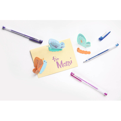 Artikelbild 4 für folia Mega Selection Gelschreiber-Set transparent 1,0 mm, Schreibfarbe: farbsortiert, 30 St., Artikelnummer 962607