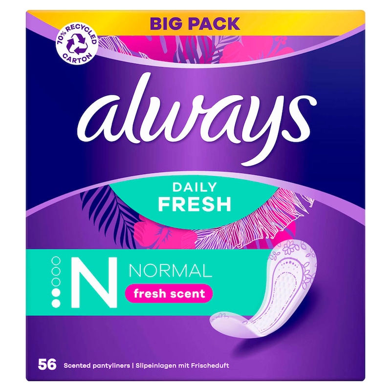 always Slipeinlagen Daily Fresh Normal, 56 St. | office discount